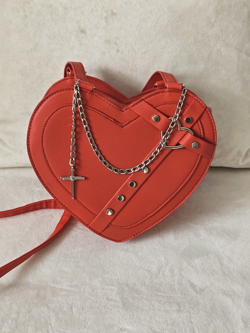 Crossnody Heart Shaped Bag